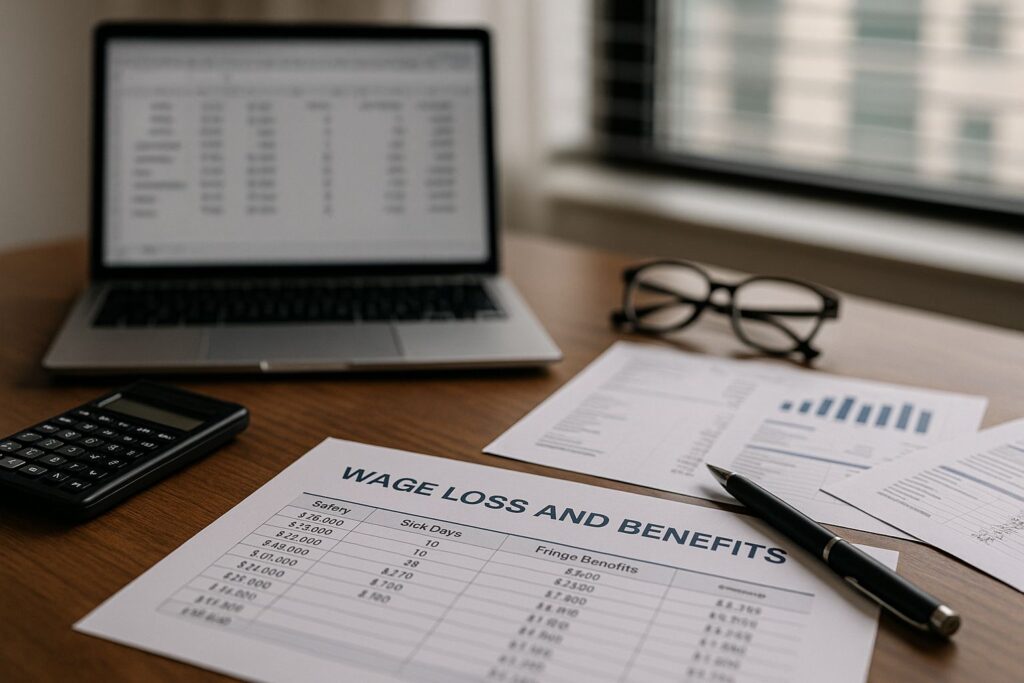 הפסדי שכר ונלווים